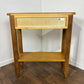 Modern Solid Oak Tall Console Table