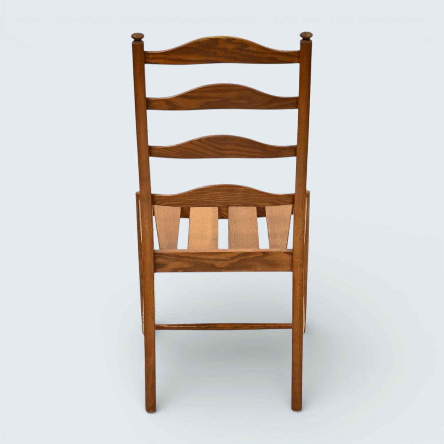 Ercol Set Of 4 Dining Chairs Light Finish Ladderback 1970s FREE UK Delivery*