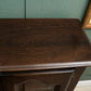 Solid Dark Oak Glazed Bookcase/Display Cabinet with Drawers - Ludwik Styl