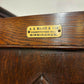 Vintage Dark Oak Hall Robeqw