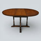 Old Charm Oak Round Dining Table Extending Seats 6 Tudor Brown FREE Delivery*
