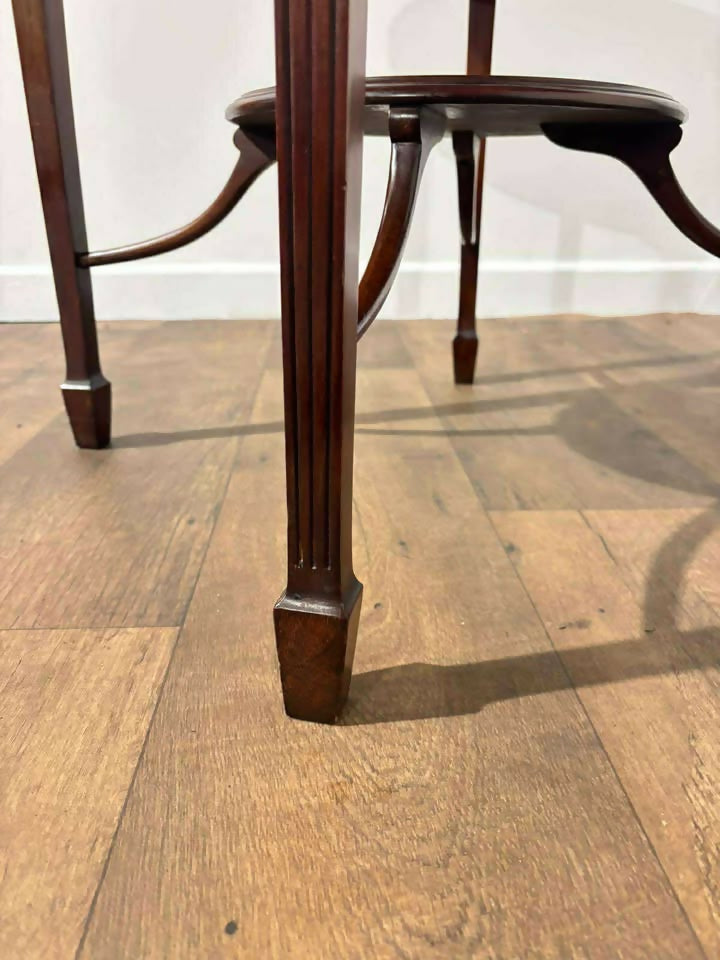Edwardian Mahogany Circular Window Table