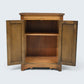Old Charm Linenfold Cupboard Bedside Cabinet 2 Door Light Oak FREE UK DELIVERY*