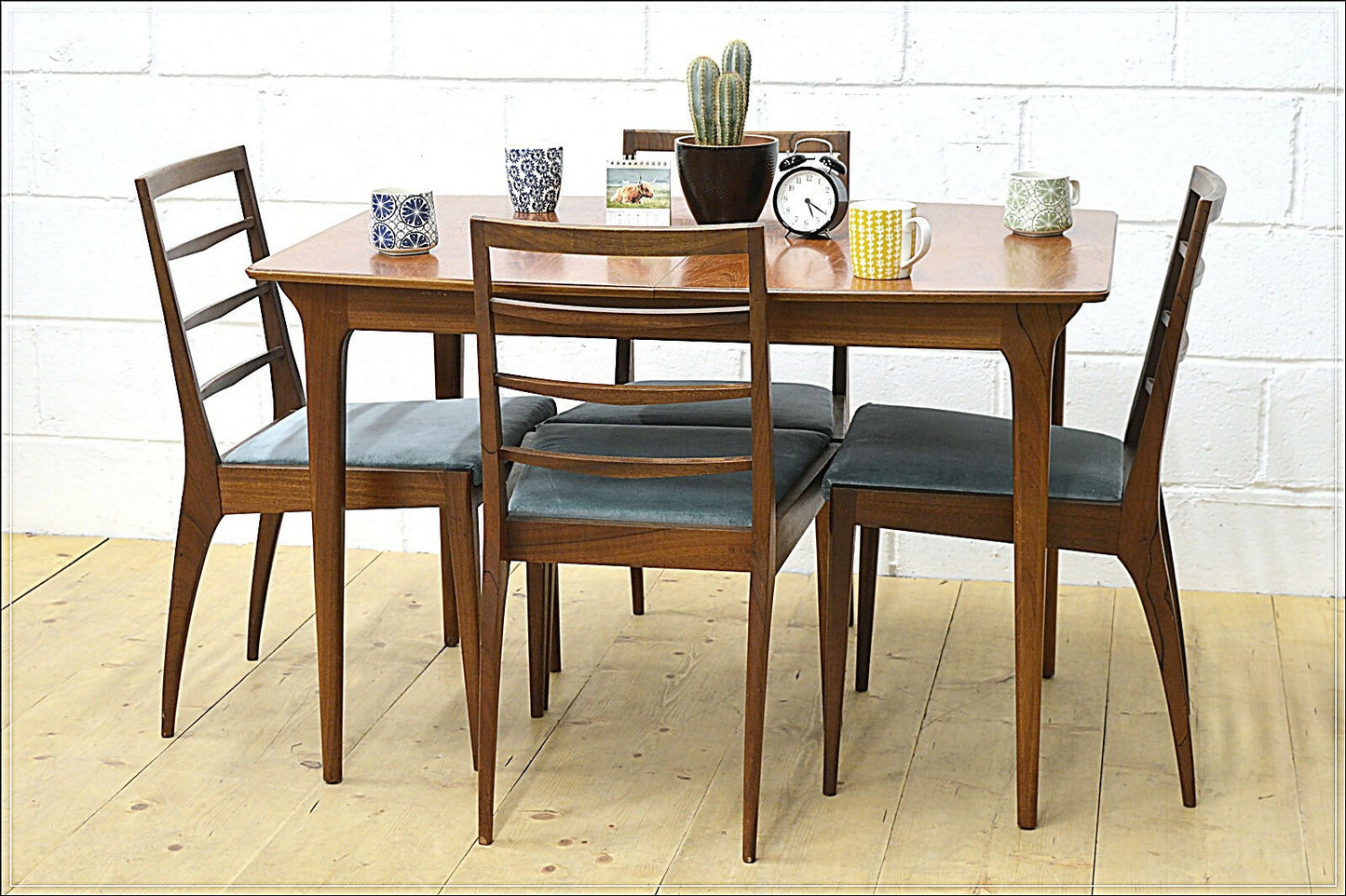 vintage dining chairs X4 ONLY teak McIntosh danish mid century DELIVERY