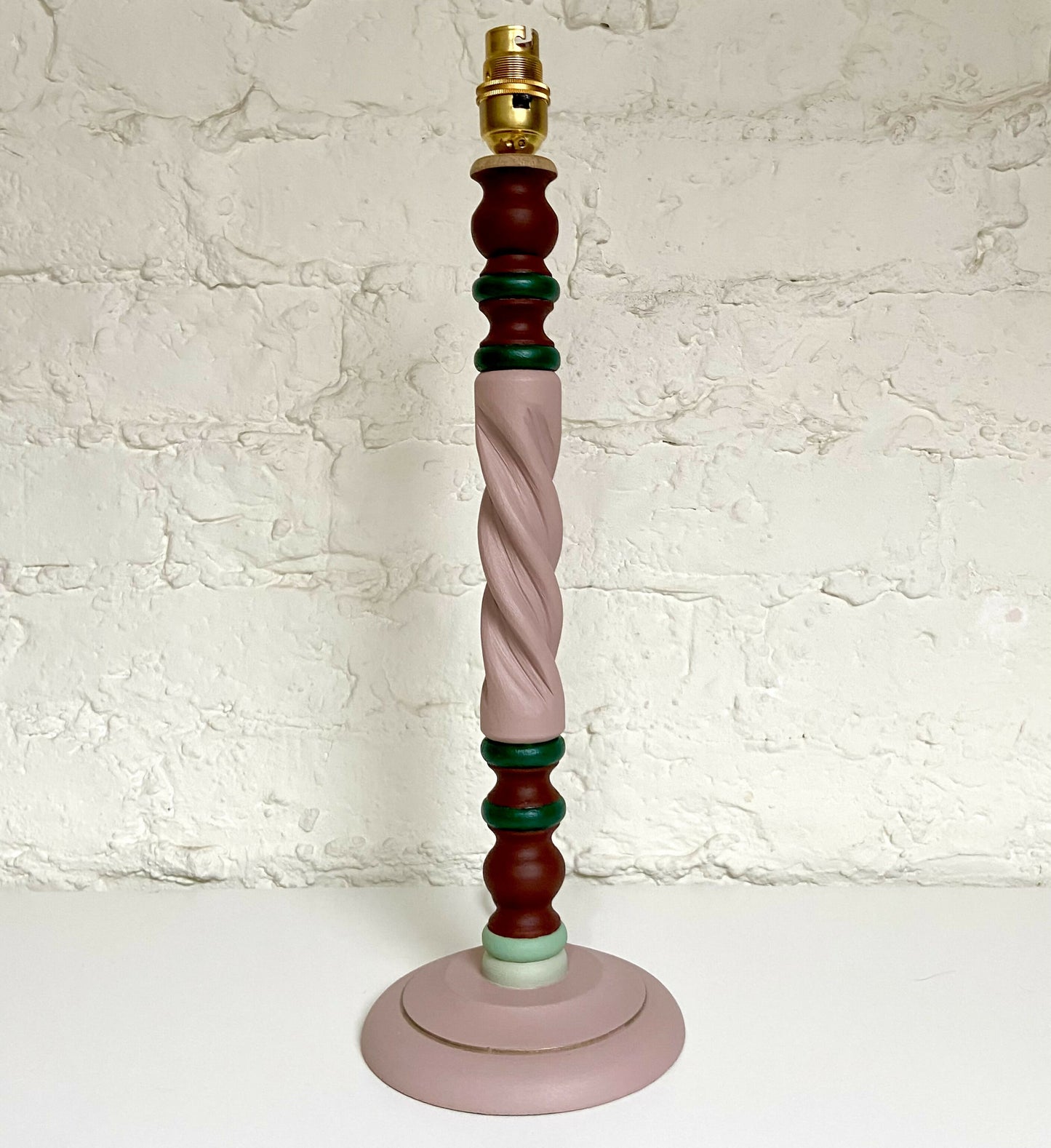 Hand painted table lamp base