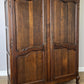 Wardrobe Antique French Louis XVI Style Oak Two Door Carved Armoire LOT 6464