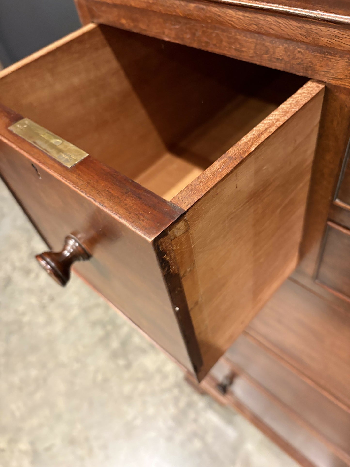 Vintage Mahogany Chest By Waring & Gillow