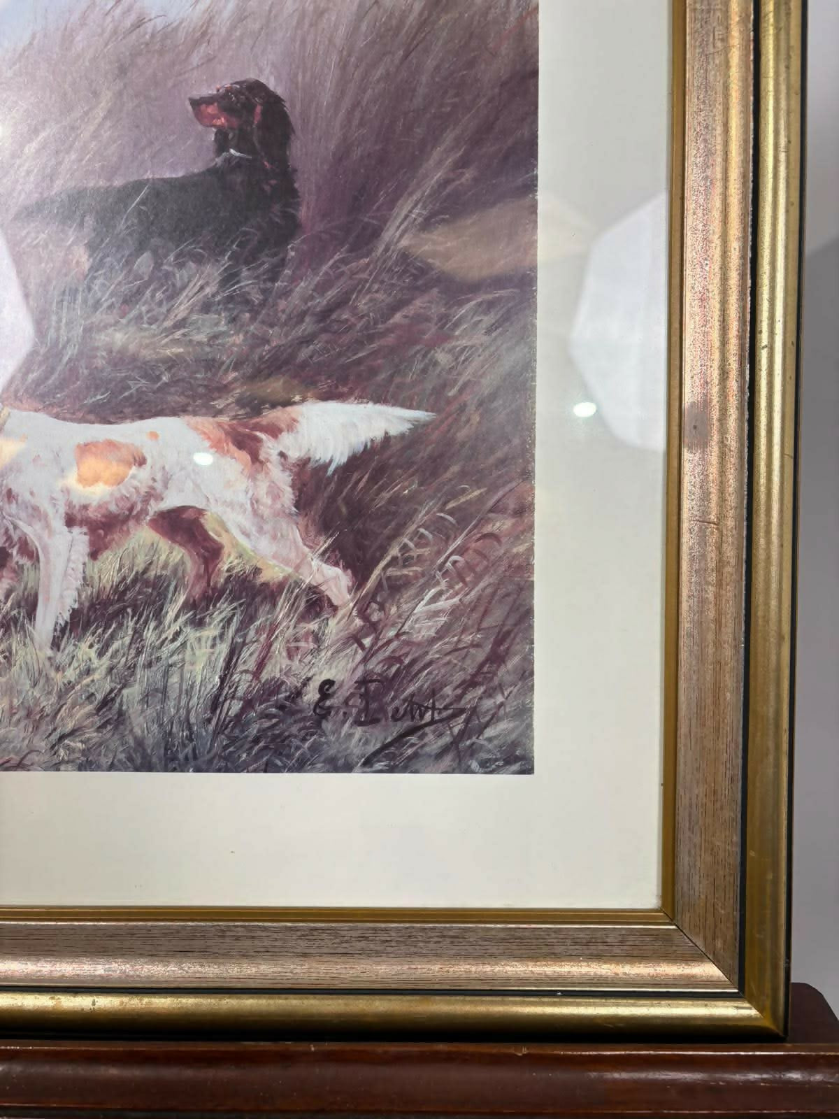 Framed “Hunting Ducks” After Eugène Petit – Country Sporting Print