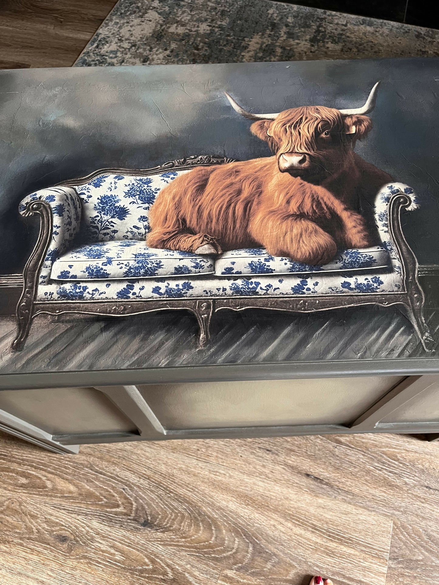 Vintage Blanket Box, Highland Grace