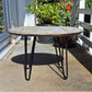“Cameron Bridge 2009” whisky barrel top coffee table