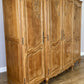 Wardrobe Vintage French Louis XVI Style Oak Four Door Carved Armoire LOT 6384