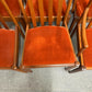 6x Meredew Mid Century Teak Dining Chairs Upholstered Seats 2x Carvers 4x Chairs