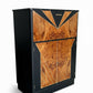 Vintage Art Deco Walnut Cocktail Cabinet
