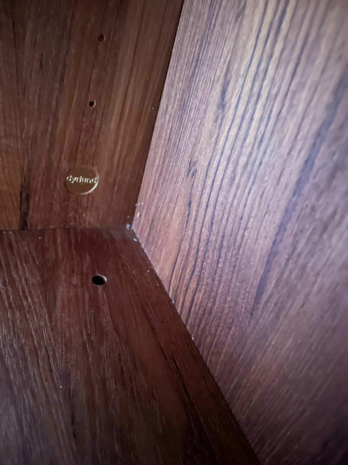 Danish Retro Teak Bedside Cabinets By Dyrlund W Tambour Doors