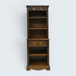 Old Charm Narrow Bookcase 4 Shelves Light Oak Carvings Drawer FREE UK Delivery*