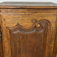 Cabinet Antique French Style Oak Sideboard with Carved Cupboard LOT 6255