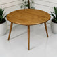 Ercol Large Round Coffee Table 1970s Retro Light Finish 74.5cm FREE UK Delivery