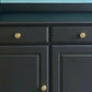 Vintage black Welsh Dresser