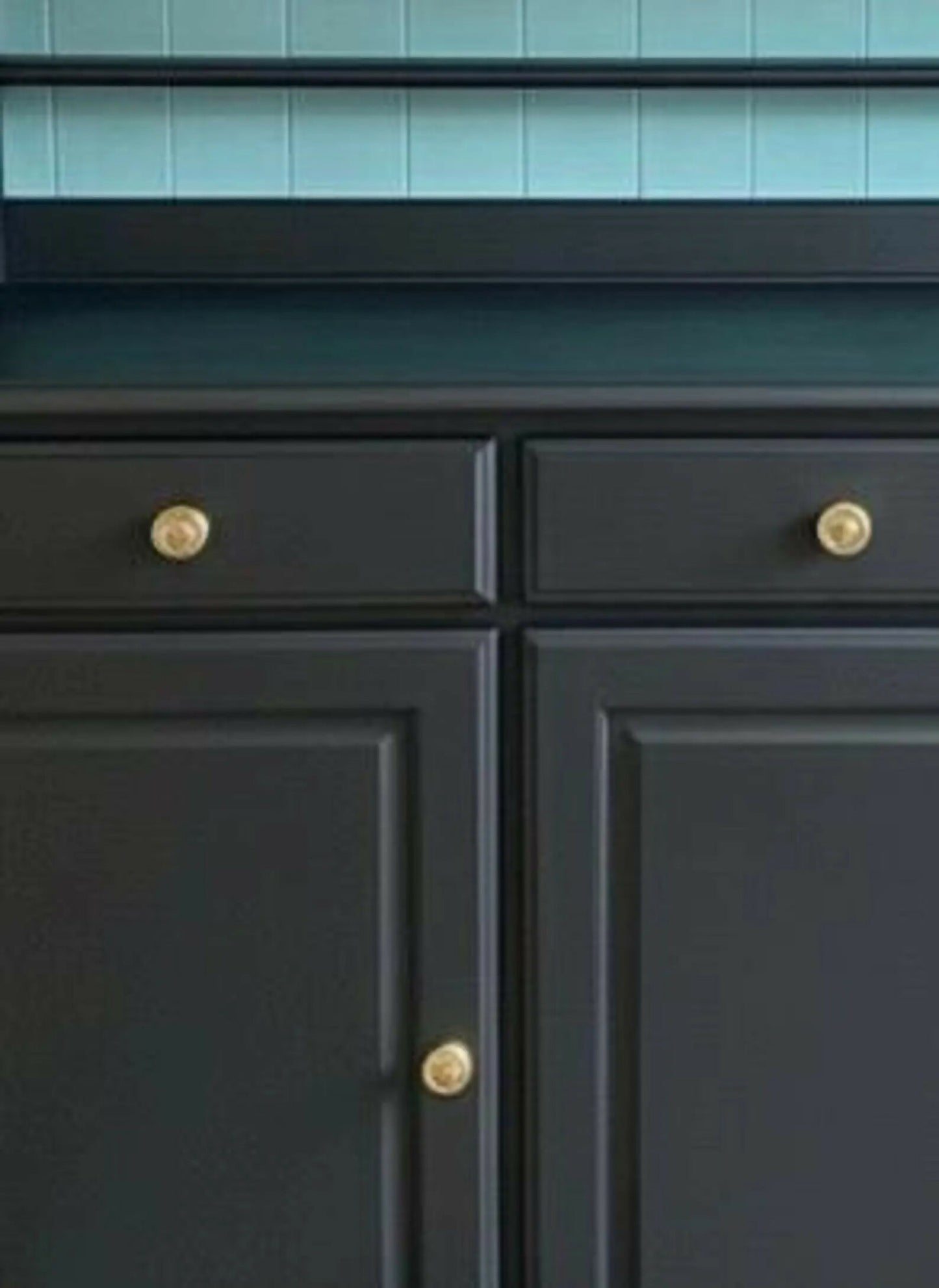 Vintage black Welsh Dresser