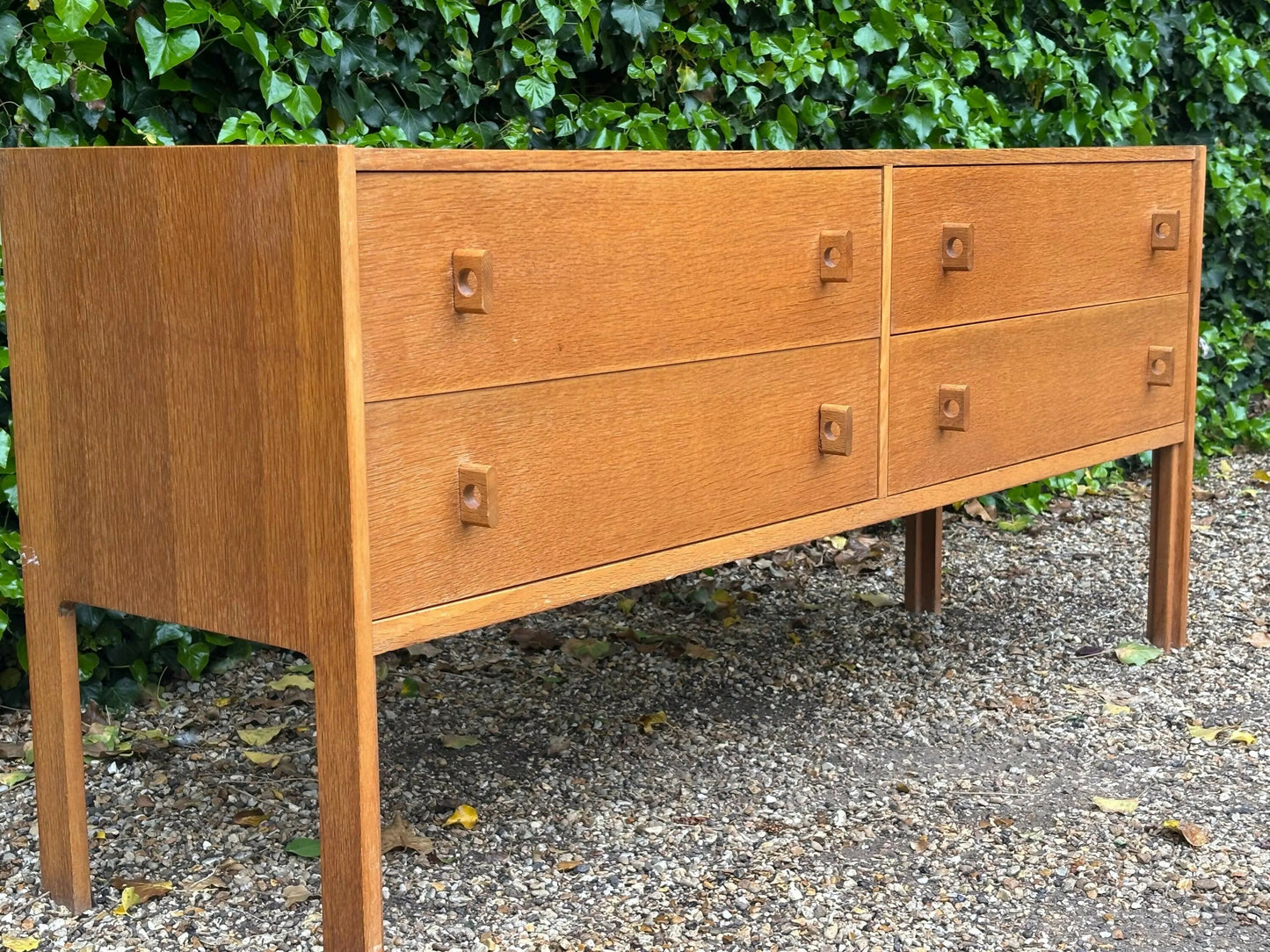 Vintage 1970's 'Savana Range' Oak Chest Of Drawers By Stag