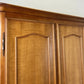 Wardrobe Vintage French Louis XVI Style Five Door Carved Armoire LOT 4985