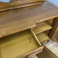 Sideboard Vintage French Louis Style Oak 4 Door Cupboard Carved Cabinet LOT 6361