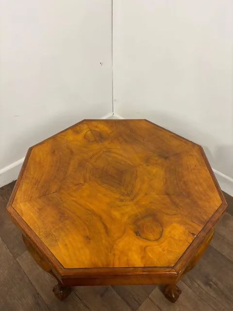Art Deco Octagonal Claw & Ball Coffee Table