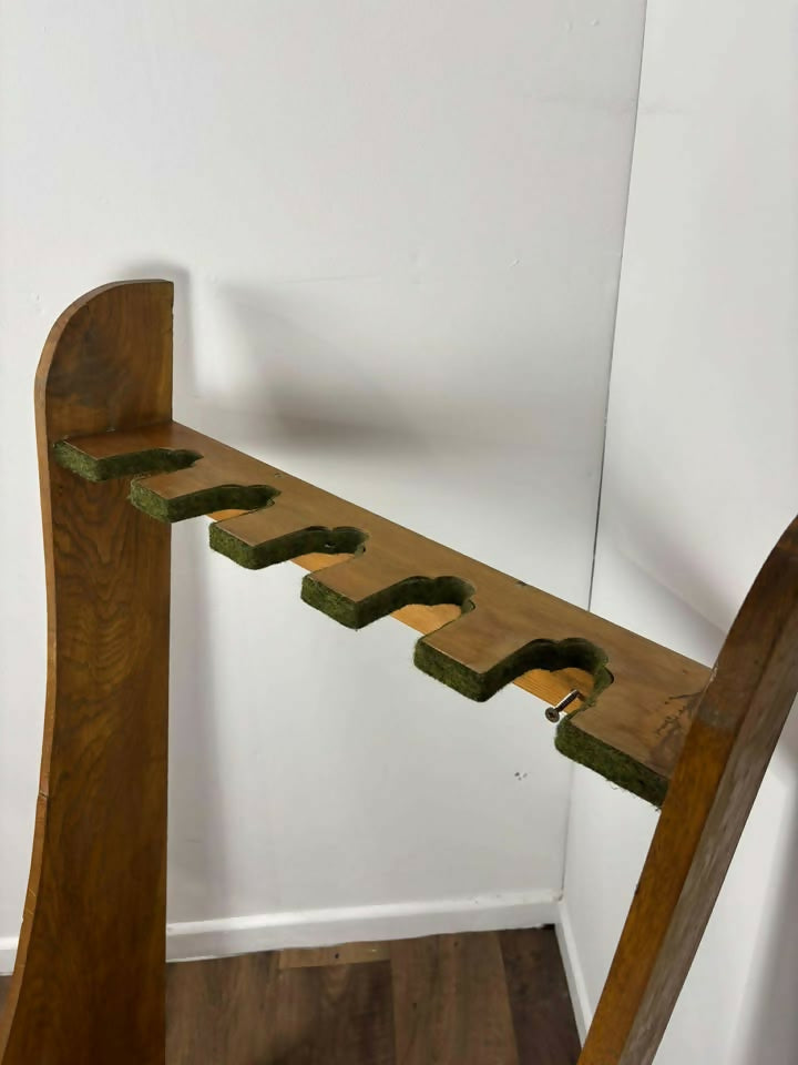 Vintage Oak Gun Rack