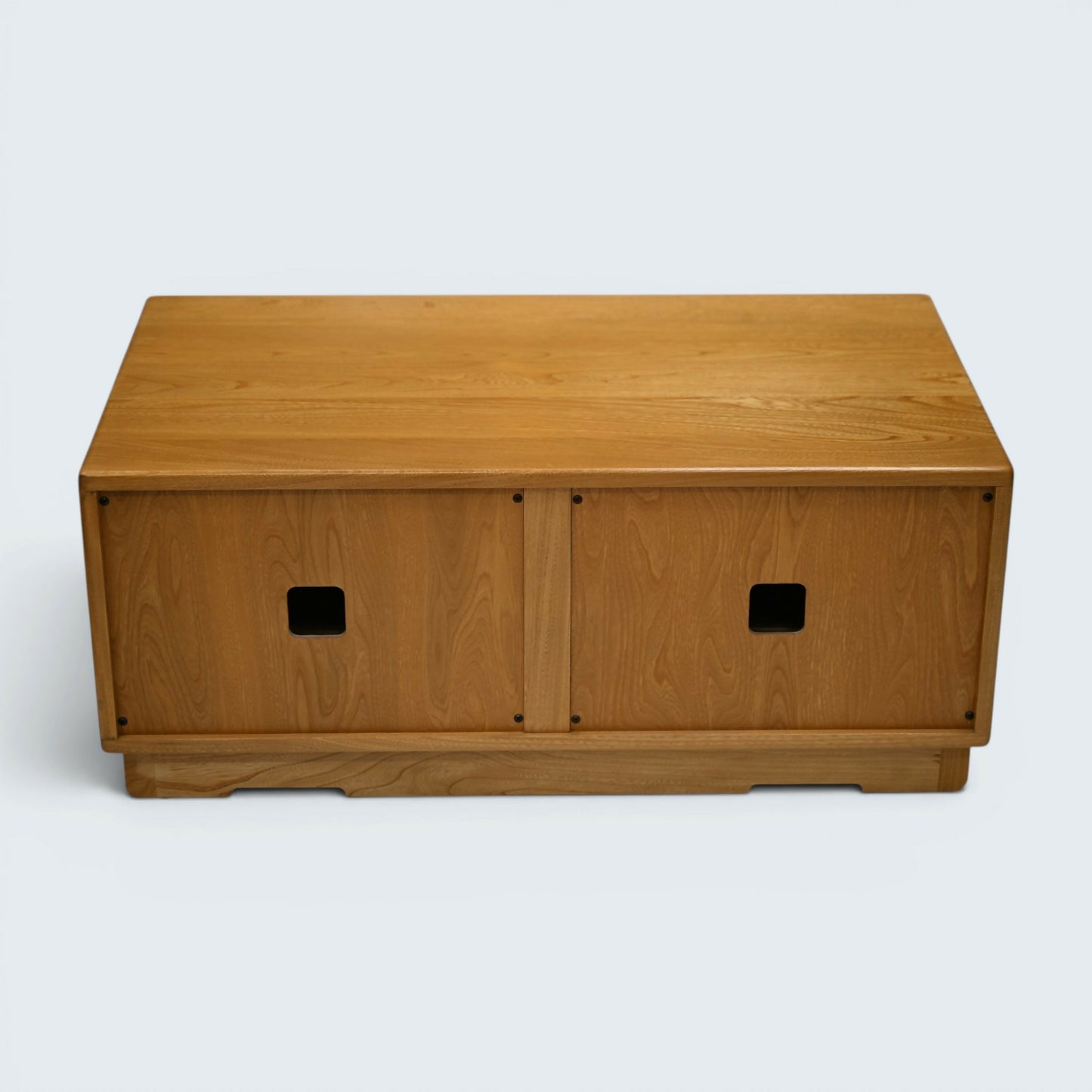 Ercol Windsor TV Stand / Video Unit Double Width Light Finish FREE UK Delivery*