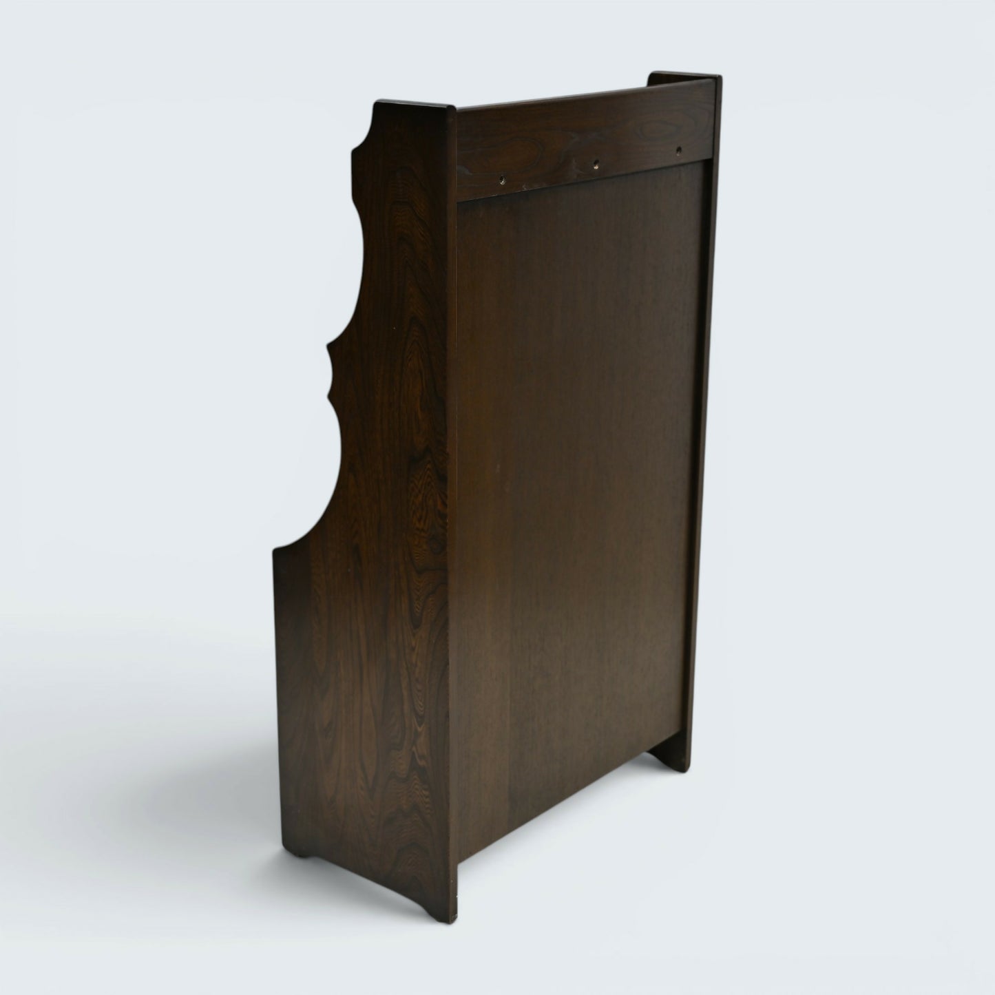 Ercol Old Colonial Waterfall Bookcase 2 Shelves Dark Finish FREE UK Delivery