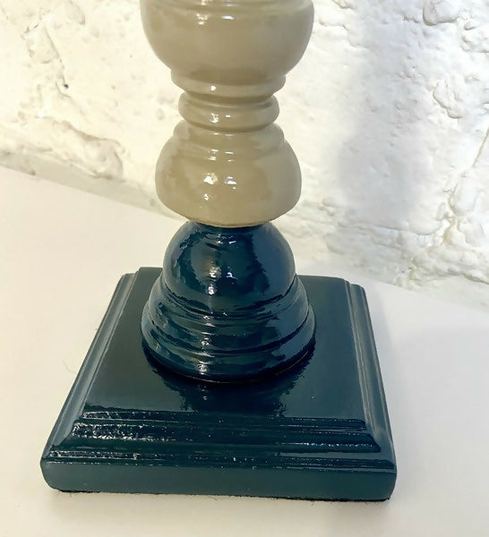 Lamp Hand Painted Art Deco Style