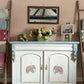Rustic Cupboard/vintage storage/bathroom cabinet/hallway table,