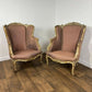 Pair of French Louis XVI Style Reproduction Armchairs