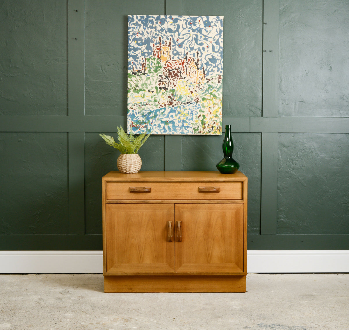 G Plan Sierra Base Unit Cupboard with Drawer