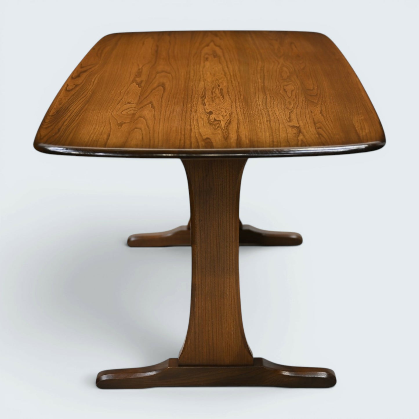 Ercol Refectory Dining Table Plank Top Model 822 In Golden Dawn FREE UK Delivery