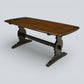 Ercol Elm Dining Table Plank Top Retro Traditional Dark Finish FREE UK Delivery*