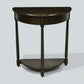 Ercol Half Moon Hall Table Demilune 2 Tier Traditional Dark FREE UK Delivery*