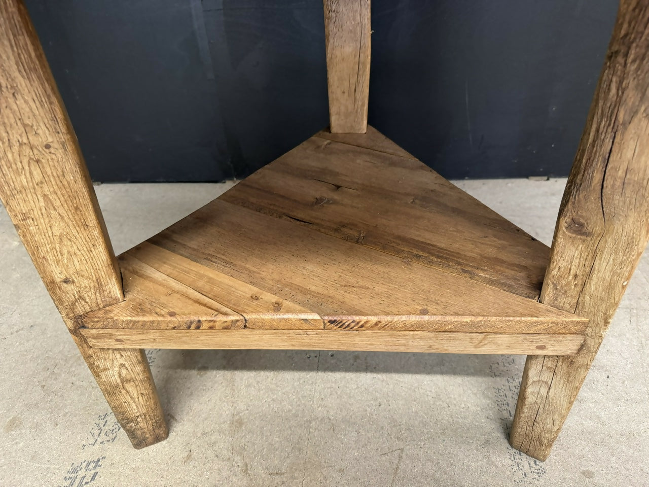 Antique Pine Cricket Table