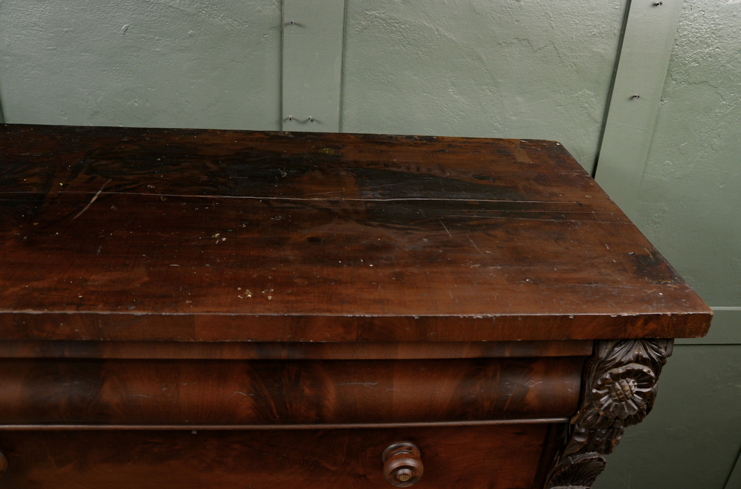 Huge Victorian Mahogany Scotch Chest of Drawers