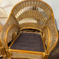 Vintage Three Piece Cane Conservatory Suite – Two Seater Settee & Armchairs