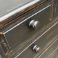 Solid pine handmade chest of drawers / industrial drawers / rustic drawers / farmhouse drawers / black drawers / aged chest of drawers /