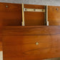 Mid Century G Plan Fresco Tv Stand Swivel Top Vinyl Storage Unit Teak