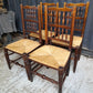 Set of Four Country Chairs
