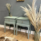 Stunning pro spray painted stag green bedside tables….ANY COLOUR