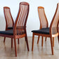 Mid century retro Danish dining chairs by Schou Andersen
