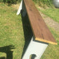 Rustic Painted Wooden Top High Bench Dining Conservatory Patio