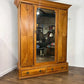 Art Deco Inlaid Oak Mirror Door Wardrobe by Ray & Miles of Liverpool