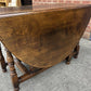 Titchmarsh & Goodwin Antique Style Oak Dropleaf Gateleg Dining Table Rl 42