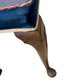 Antique needlepoint footstool