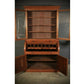 Walnut Cylinder Bureau Vintage Bookcase